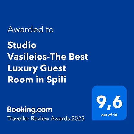 Studio Vasileios-The Best Luxury Guest Room In Spili Spilion Bagian luar foto